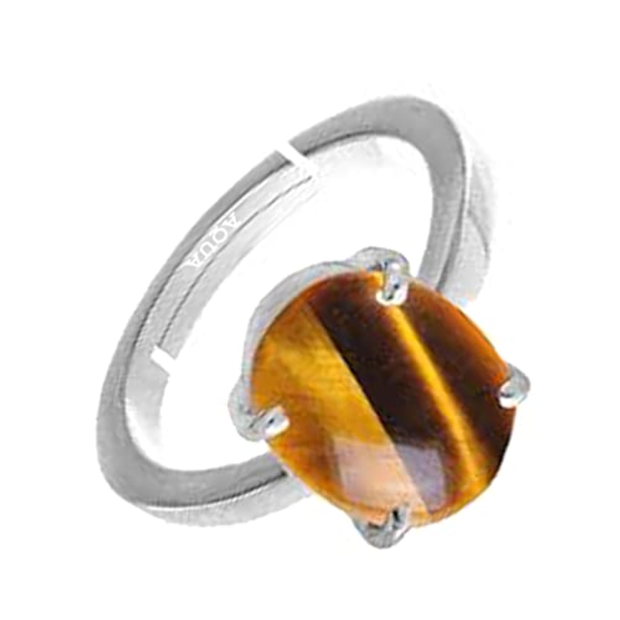 Tiger Eye Adjustable Ring in 925 Sterling Silver